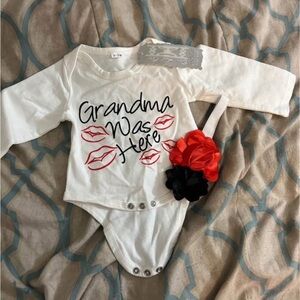 Onesie grandma was here